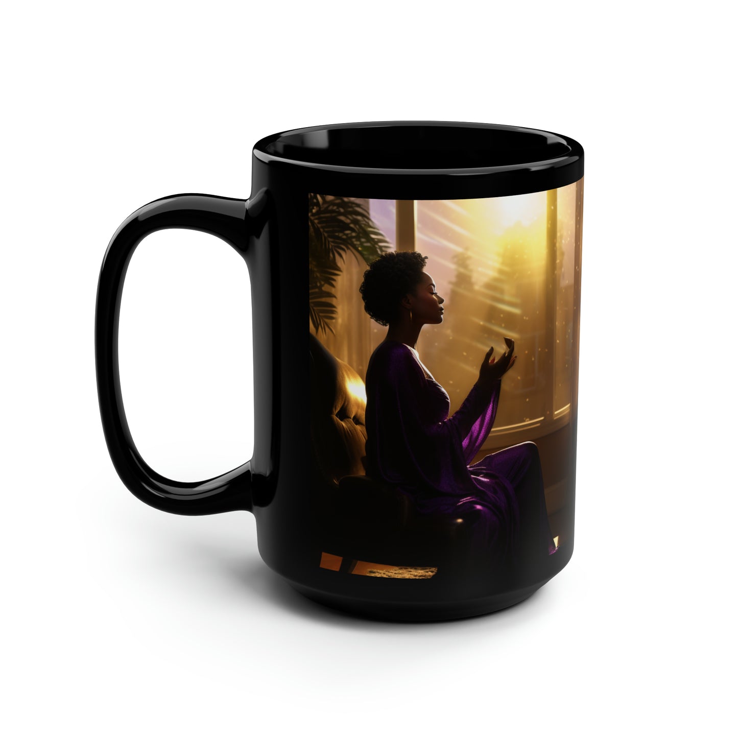 Black Mug, 15oz