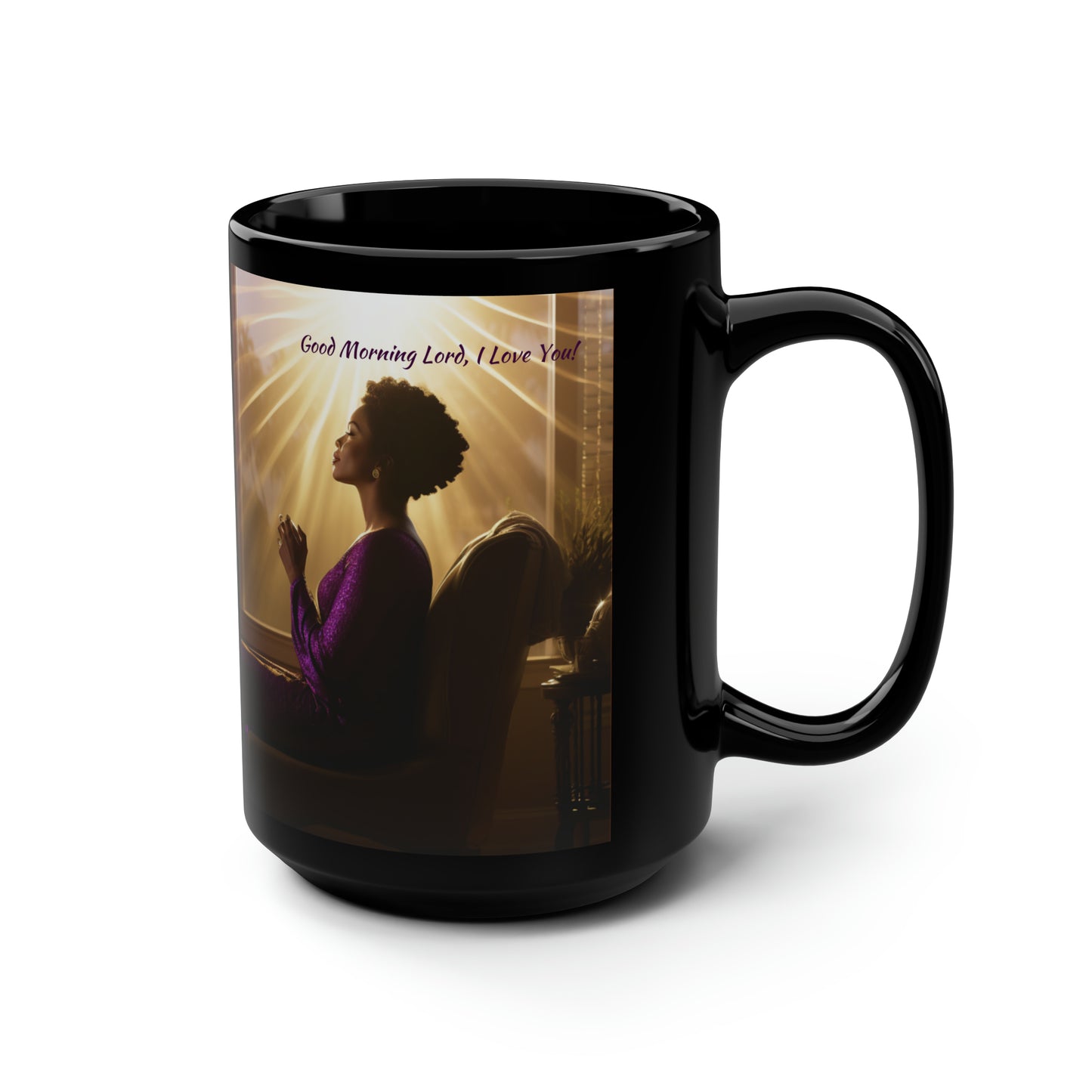 Black Mug, 15oz