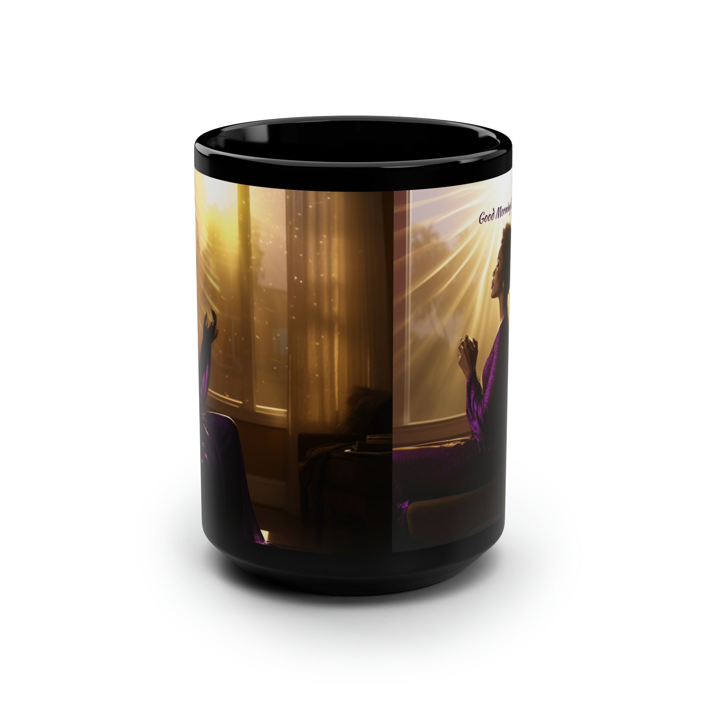 Black Mug, 15oz